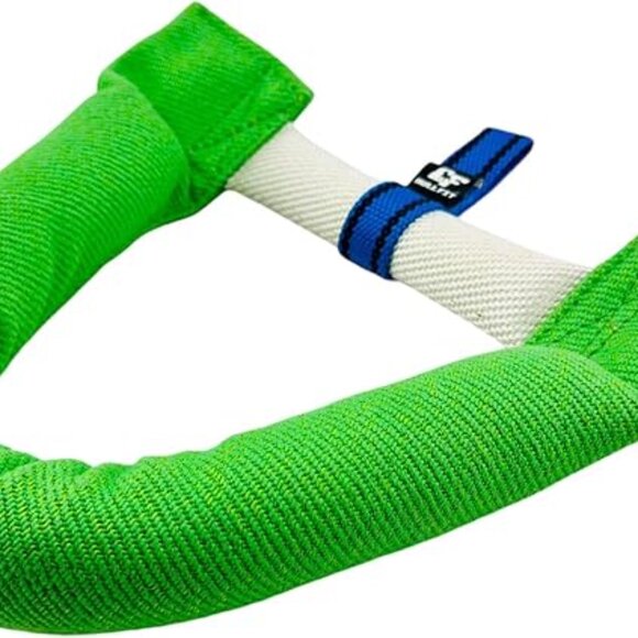 BullFit Horseshoe Dog Bite Tug Toy Tug of War Dog Toy for 2 Dogs to Play Green - Picture 3 of 8